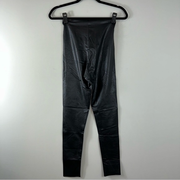 Commando Faux Leather Black Leggings Size M - Picture 2 of 5